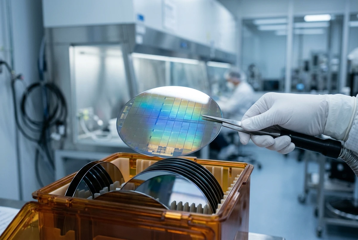 Achat en petite quantité de wafers de silicium pour la R&D